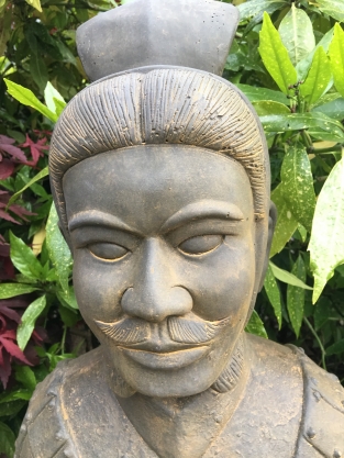 Schöner Satz von japanischen Kriegerstatuen