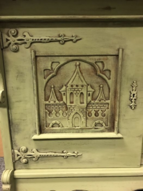 Beautiful medieval castle sideboard with beautiful wood carvings, amazingly beautiful and unique piece!!!