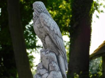 Adelaar op Ronde Sokkel - 83 cm - Steen