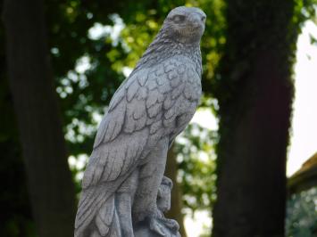 Adelaar op Ronde Sokkel - 83 cm - Steen