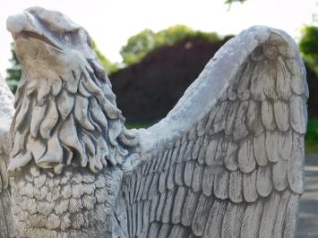 Statue Eagle - 55 cm - Solid Stone