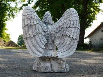 Statue Eagle - 55 cm - Solid Stone