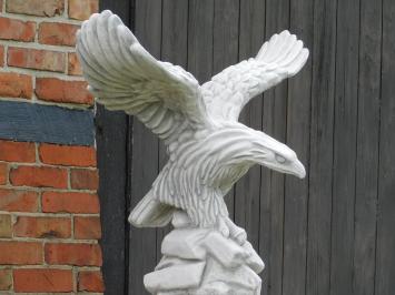 Eagle with Spread Wings - 80 cm - Stone