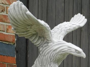 Eagle with Spread Wings - 80 cm - Stone