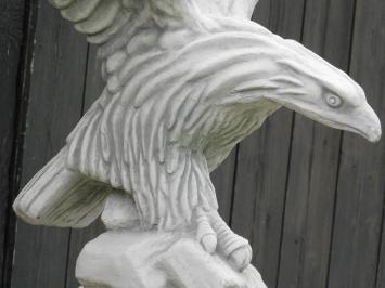 Eagle with Spread Wings - 80 cm - Stone