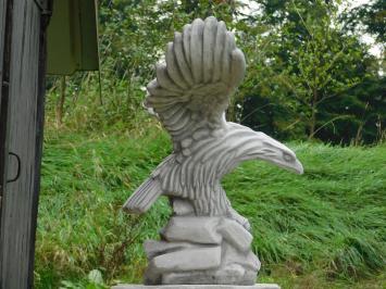Eagle with Spread Wings - 80 cm - Stone