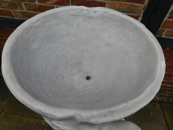 Beeld Atlas met Bol + Bloempot - 105 cm - Steen
