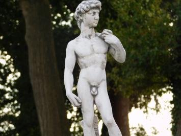 Statue of David on Pedestal - 88 cm - Stone
