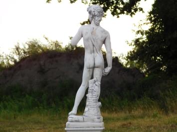Statue of David on Pedestal - 88 cm - Stone