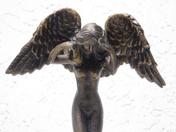 Beeld Naakte Engel - 38 cm - Gietijzer