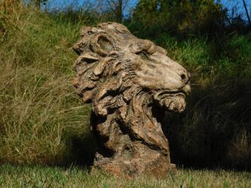 Lion Head Sculpture - 50 x 40 cm - Polystone