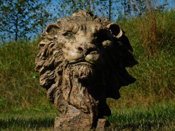 Lion Head Sculpture - 50 x 40 cm - Polystone
