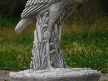 Statue Heron with Fish - 90 cm - Stone