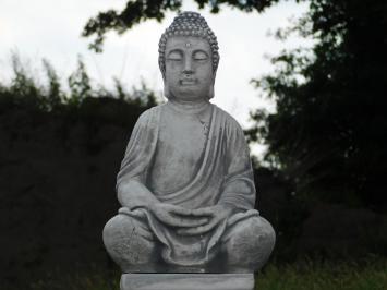 One-off: Buddha on pedestal - 83 cm - Stone