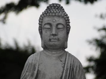 One-off: Buddha on pedestal - 83 cm - Stone