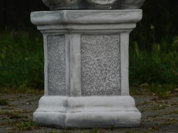 One-off: Buddha on pedestal - 83 cm - Stone