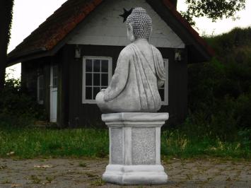 One-off: Buddha on pedestal - 83 cm - Stone