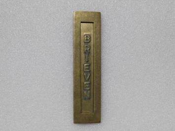 Letterbox LETTERS - Vertical - Antique Brass