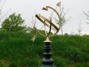 One-off: Demo Model Sundial - 95 cm - Brass with Alu