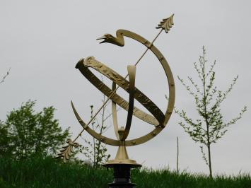One-off: Demo Model Sundial - 95 cm - Brass with Alu