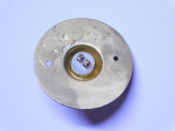 Doorbell “'Visitors Welcome”' - 8 cm - Brass