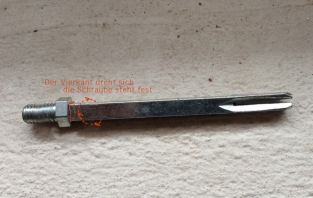 Umschaltstift - Eisen - für Türbeschläge