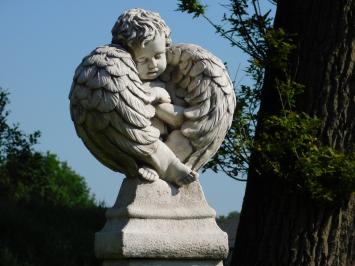 Statue Angel with Wings - 57 cm - Stone