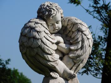 Statue Angel with Wings - 57 cm - Stone