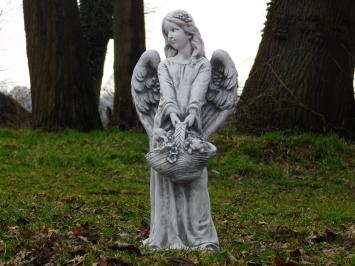 Statue Angel with a Basket - 62 cm - Stone