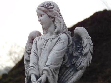 Statue Angel with a Basket - 62 cm - Stone