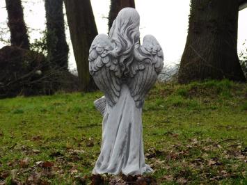 Statue Angel with a Basket - 62 cm - Stone