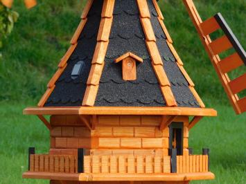Windmühle mit Regalen - 135 cm - Imprägniertes Holz -