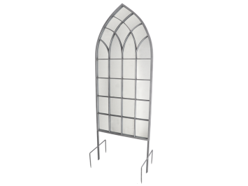 Gothic Mirror XL Garden Stick - 180 cm - Metal