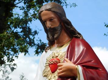 Sacred Heart Statue of Jesus XL - 113 cm - Polystone