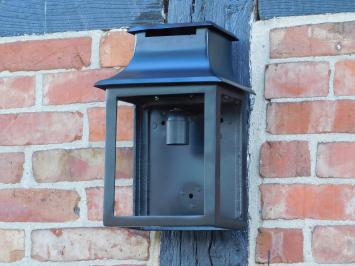 Wall lamp Black - Aluminium - Hotel lamp - with Glass