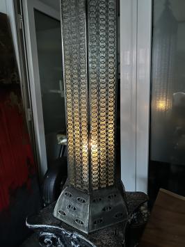 Grote Metalen Lantaarn | Staand of Hangend | Bijzondere Uitstraling | 110 cm hoog