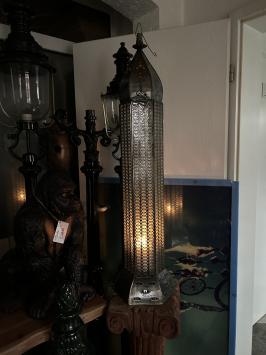 Grote Metalen Lantaarn | Staand of Hangend | Bijzondere Uitstraling | 110 cm hoog