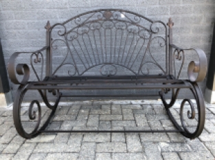 Classic Swing Bench - Brown-Rust
