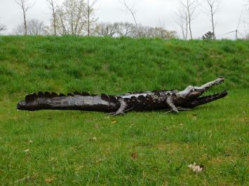 Crocodile XL - 220 cm - Unique and Handmade from Metal