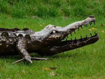Crocodile XL - 220 cm - Unique and Handmade from Metal