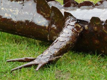 Crocodile XL - 220 cm - Unique and Handmade from Metal