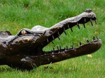 Crocodile XL - 220 cm - Unique and Handmade from Metal