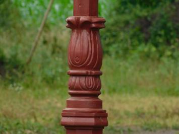 Lamp Post XL with Copper Cap - 325 cm - Cast Iron Raw Slate