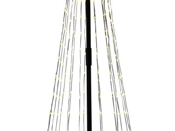 Illuminated Christmas Tree for Outdoor Use XL - 350 cm - Warm White & Multicolored - LED - With Timer