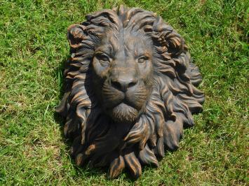 Löwenkopf aus Stein - 50 x 40 cm