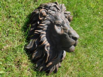 Löwenkopf aus Stein - 50 x 40 cm