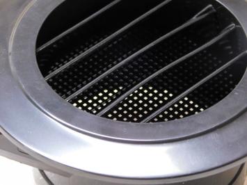 Air vent with mesh - Round 14 cm - Plastic
