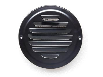 Entlüfter mit Netz - 14,5 cm - Rund - Metall