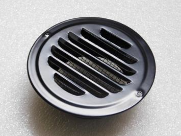 Entlüfter mit Netz - 14,5 cm - Rund - Metall
