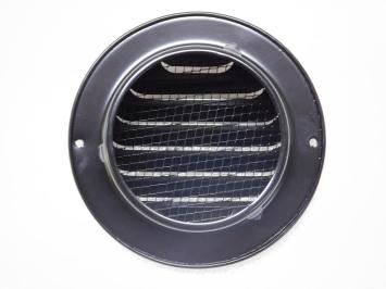 Entlüfter mit Netz - 14,5 cm - Rund - Metall